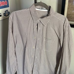 Bugatchi Dress Shirt- Medium- Shaped Fit
